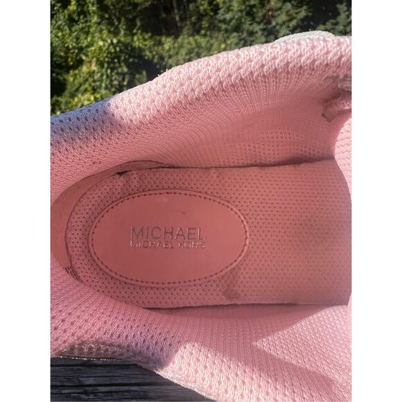 MICHAEL KORS Hero Leather and Mesh Trainer Womans Sz 7 - Picture 8 of 8